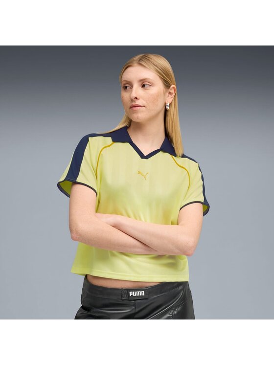 Puma Puma T-Shirt 632157 Żółty Regular Fit