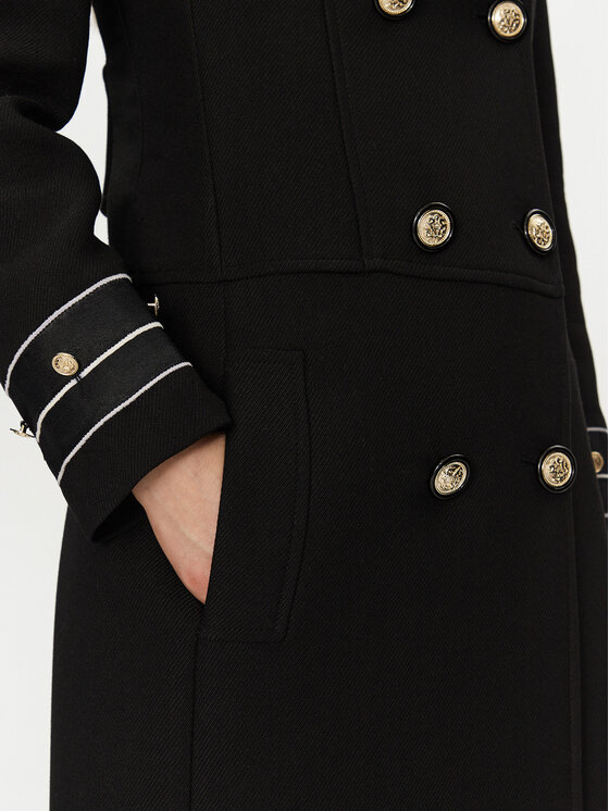 Babylon Babylon Kevad-sügis mantel E00280 Must Regular Fit