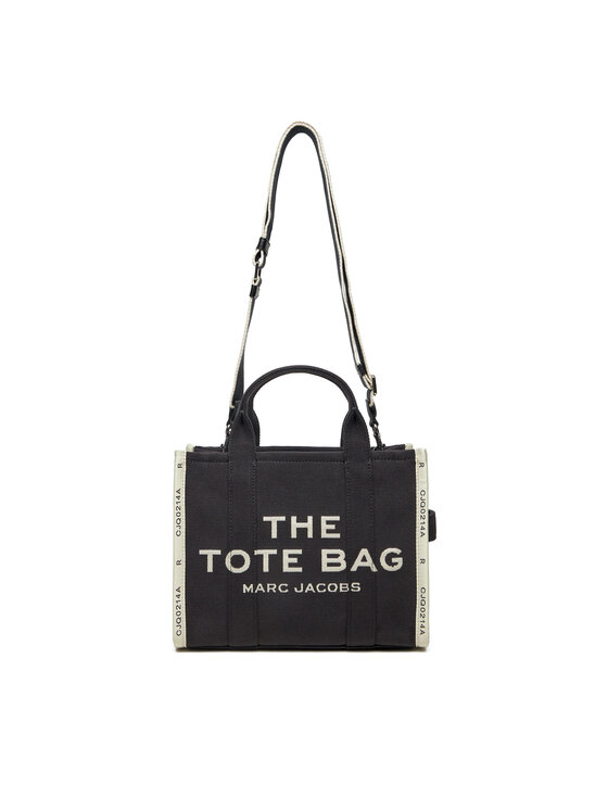 Marc Jacobs Marc Jacobs Torbica The Jacquard Medium Tote Bag M0017027 Crna