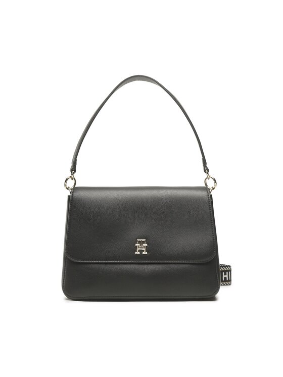 Tommy Hilfiger Tommy Hilfiger Torbica Tommy Life Shoulder Bag AW0AW14510 Crna