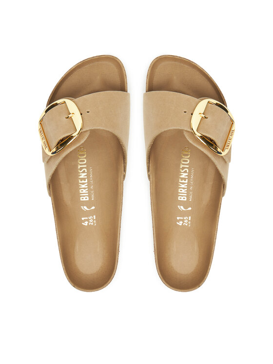 Birkenstock Birkenstock Klapki Madrid Big Buckle Hex 1030467 Brązowy