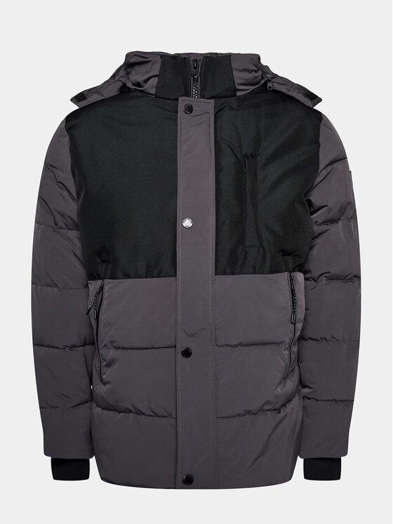 INDICODE INDICODE Žieminė striukė Titan 15-755 Pilka Regular Fit