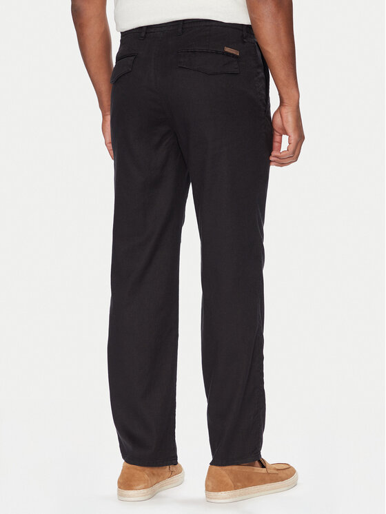 Baldessarini Baldessarini Kalhoty z materiálu B1 16849.2266 Černá Regular Fit