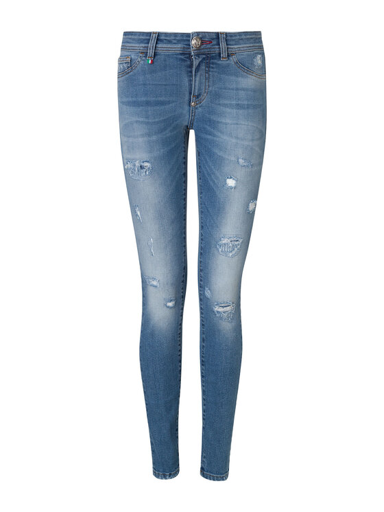 PHILIPP PLEIN PHILIPP PLEIN Jeggings 30786 Blu Jegging Fit