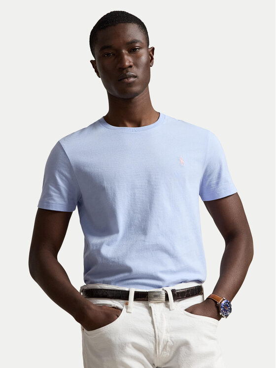 Polo Ralph Lauren Tricou 710671438528 Albastru deschis Regular Fit