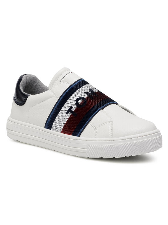 Tommy Hilfiger Tommy Hilfiger Sneakersy Low Cut Sneaker T3A4-30797-1017 S Biały