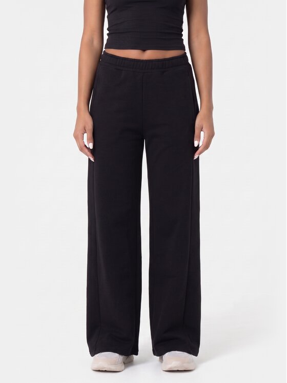 BASICLO BASICLO Spodnie dresowe W-2161-99 Czarny Relaxed Fit