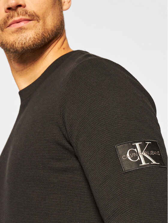 Calvin Klein Jeans Calvin Klein Jeans Πουλόβερ J30J316610 Μαύρο Regular Fit