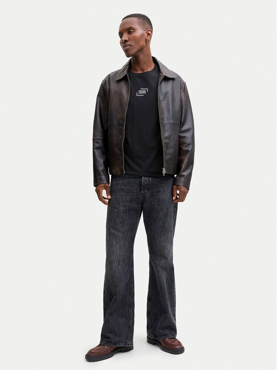 Jack & Jones Jack & Jones T-krekls Corp Graphic 12268415 Melns Regular Fit