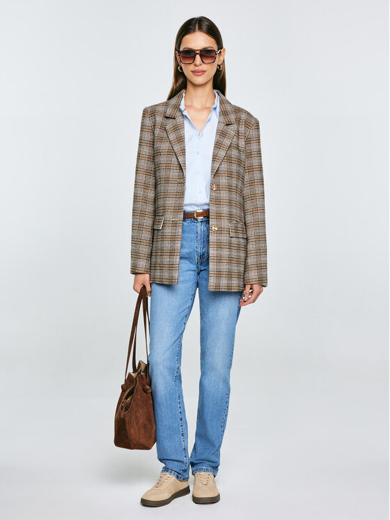 BIG STAR BIG STAR Marynarka STILLA Kolorowy Slim Fit