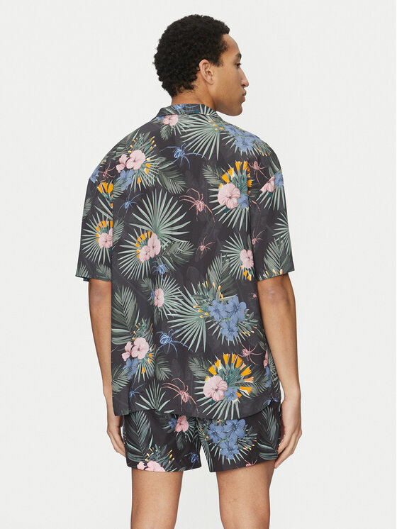 HUGO HUGO Cămașă Beach 50540065 Verde Relaxed Fit