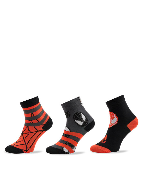 Set de 3 perechi de șosete lungi pentru copii adidas HZ2915 Gri