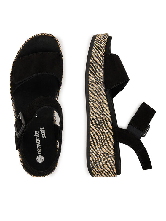 Remonte Remonte Sandalen D1N54-02 Schwarz