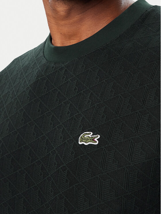 Lacoste Lacoste Футболка TH1197 Темно-зелений Regular Fit