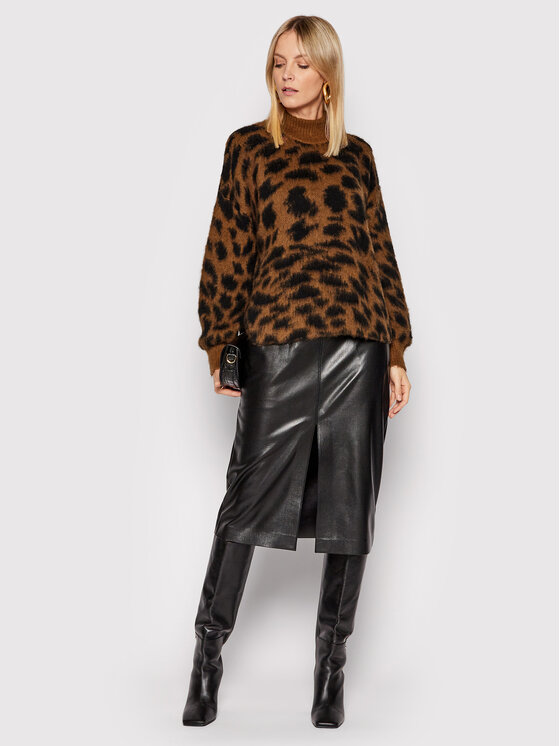 Maglione C_Fellyna 50463981 Marrone Relaxed Fit