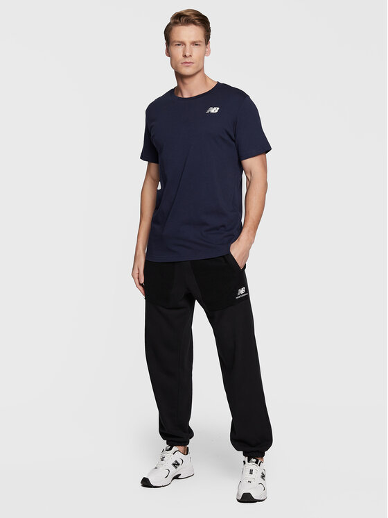New Balance T-Shirt Classic Arch MT11985 Dunkelblau Athletic Fit 