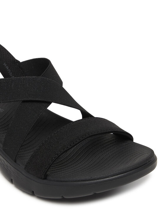 Skechers Skechers Sandały Go Walk Flex Sandal - Glimmer 141489/BBK Czarny