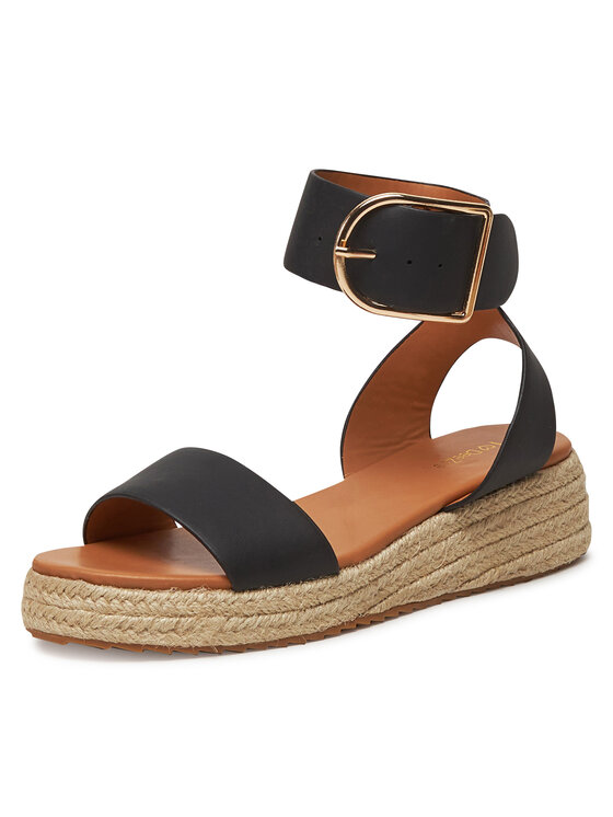 DeeZee DeeZee Espadrilles QS276-1 Schwarz