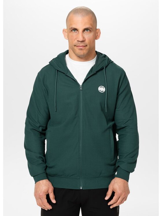 PITBULL PITBULL Bluza Pique Rockey Zielony Regular Fit