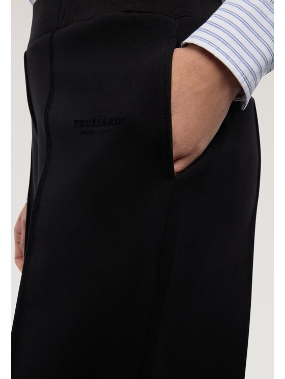 Trussardi Trussardi Pantaloni di tessuto P8086000019N033 Nero Over Fit