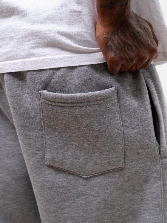 Urban City Urban City Spodnie dresowe Szerokie luźne wiązane streetwear 130778 Szary Baggy Fit