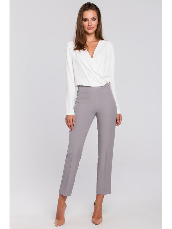 Makover Makover Blúzka K037 Écru Regular Fit