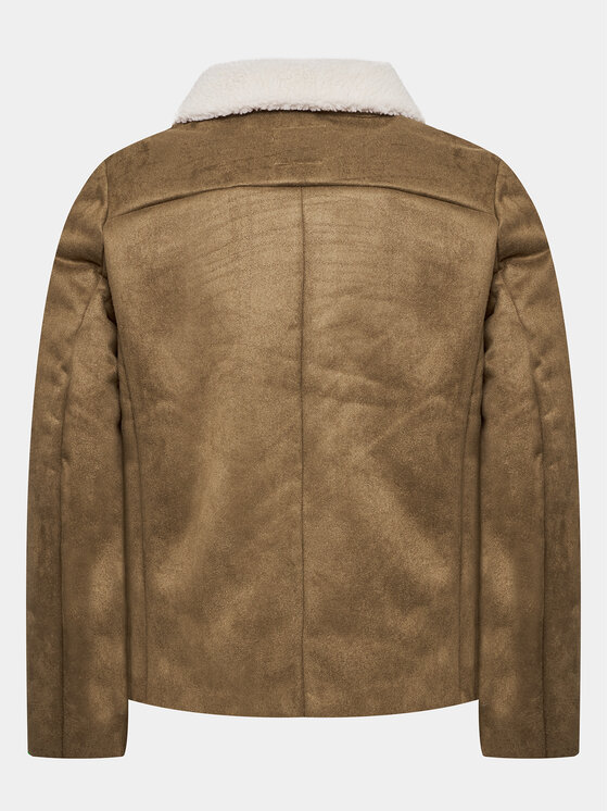 Lindbergh Lindbergh Dirbtinės odos striukė 30-30053A Ruda Slim Fit
