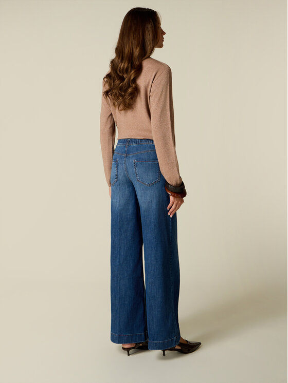 Oltre Oltre Jeans P40HR009540N034 Blu Regular Fit