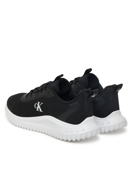Calvin Klein Jeans Calvin Klein Jeans Снікерcи Eva Runner Drawstring Mix Mg YW0YW01992 Чорний