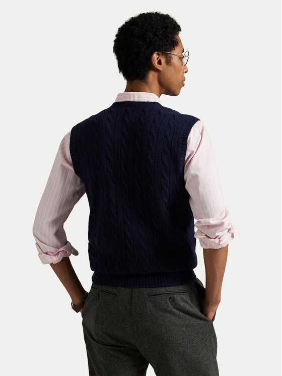 Polo Ralph Lauren Polo Ralph Lauren Džemper 710974166001 Tamnoplava Regular Fit