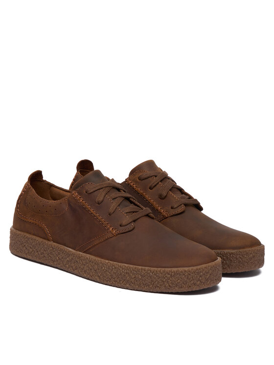 Clarks Clarks Sneakersy StreethillLace 26183418 Hnedá