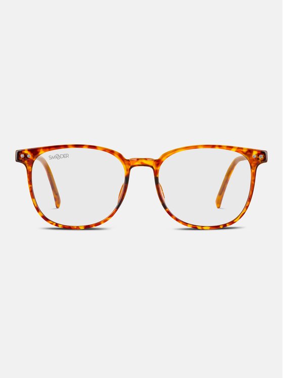 Smooder Smooder Okulary z filtrem blue light Rojas Brązowy