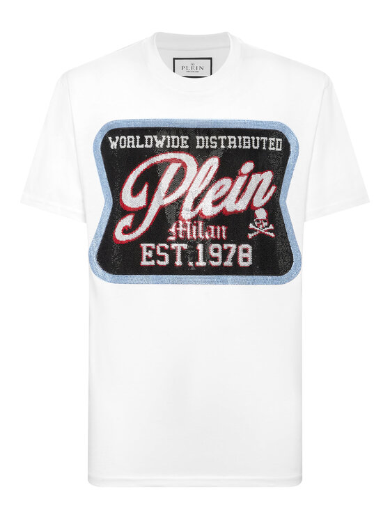 PHILIPP PLEIN PHILIPP PLEIN T-Shirt 25573 Bílá Regular Fit