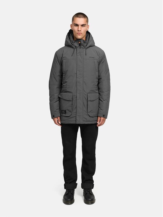 Stone Harbour Stone Harbour Kurtka zimowa Wadiim Szary Regular Fit