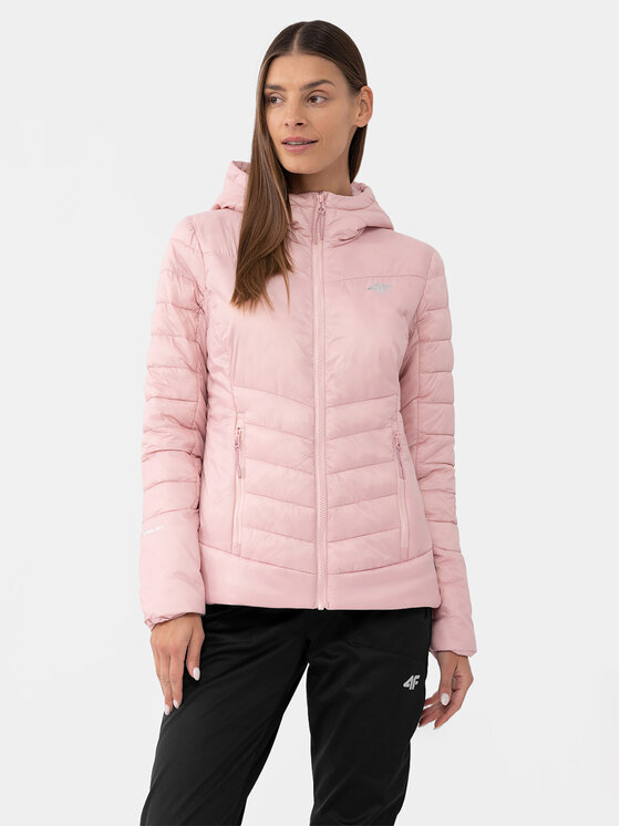 4F Outdoor Jakna 4FAW23TDJAF279 Ružičasta Slim Fit