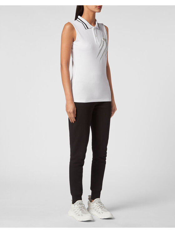 Plein Sport Plein Sport Polo 1731 Biały Regular Fit