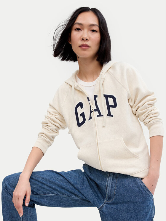 Gap Gap Світшот 463503-16 Écru Regular Fit