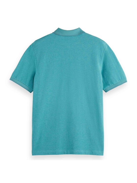 Scotch & Soda Scotch & Soda Polo 28138 Niebieski Comfort Fit