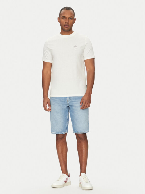 Blend Blend T-Shirt 20718304 Biały Regular Fit