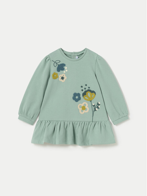 Mayoral Mayoral Повсякденна сукня 2924 Зелений Regular Fit
