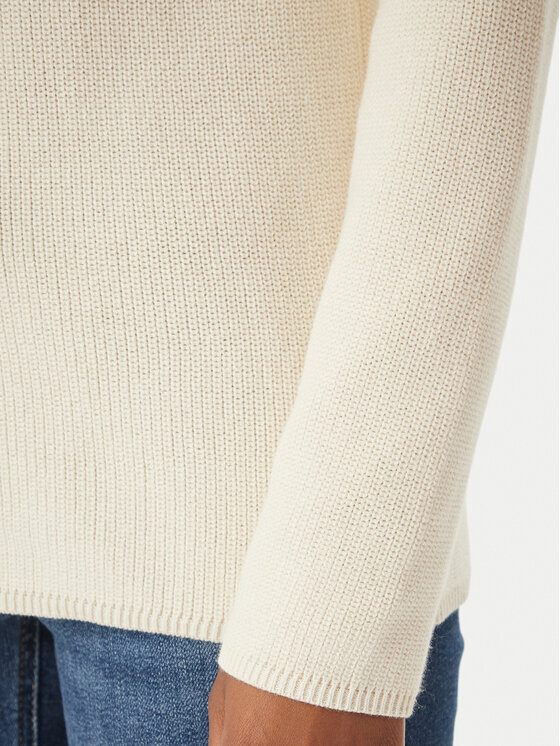 Tommy Hilfiger Tommy Hilfiger Sweter WW0WW44975 Écru Regular Fit