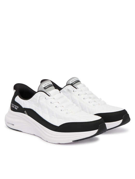 Skechers Skechers Tenisice Slip-ins Contour Foam - Cozy Fit Golden Hour 232619/WBK Bijela