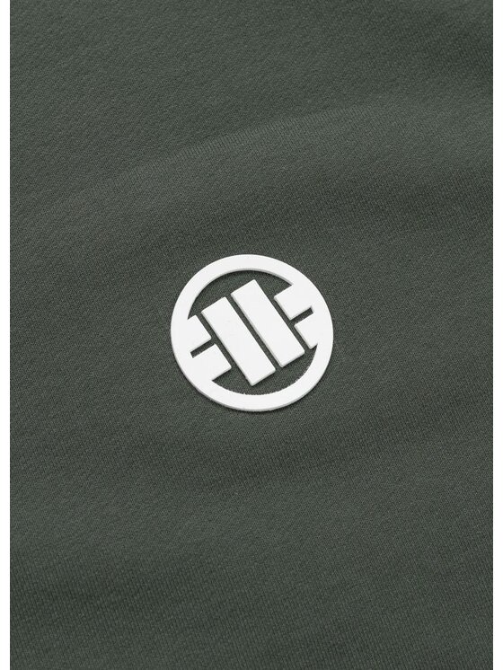 PITBULL PITBULL Bluza SMALL LOGO NUGGET Zielony Regular Fit