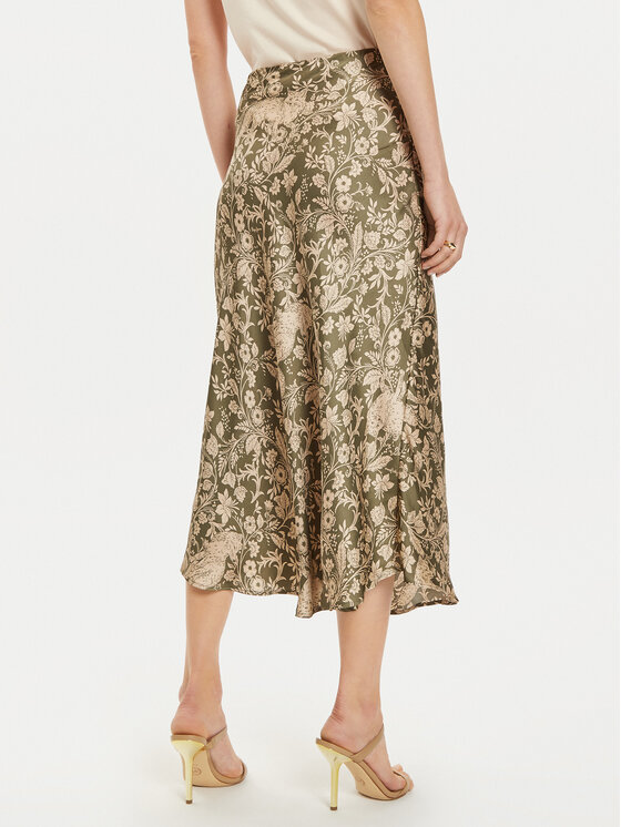 Pepe Jeans Pepe Jeans Spódnica midi Piety PL901162 Zielony Regular Fit