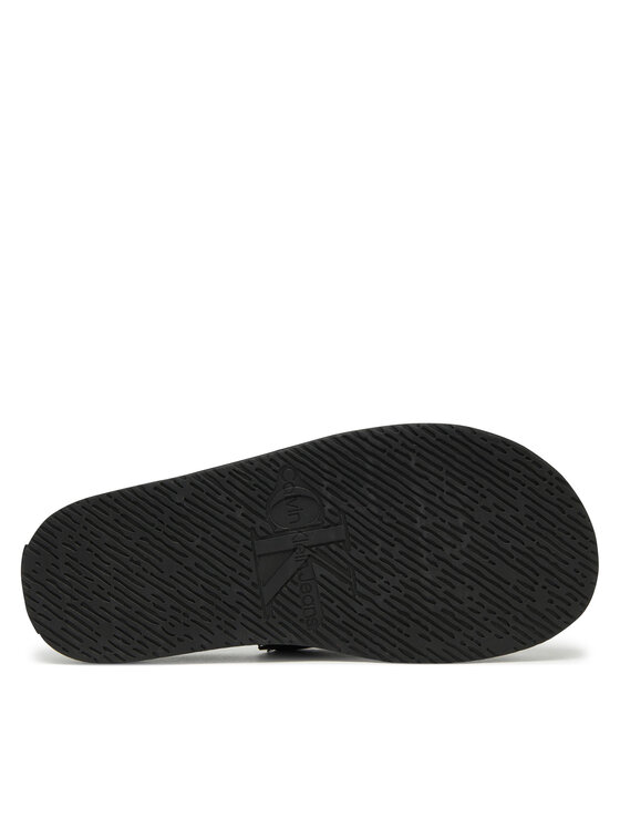 Calvin Klein Jeans Calvin Klein Jeans Papucs Flat Molded Sandal Slide YW0YW01710 Fekete