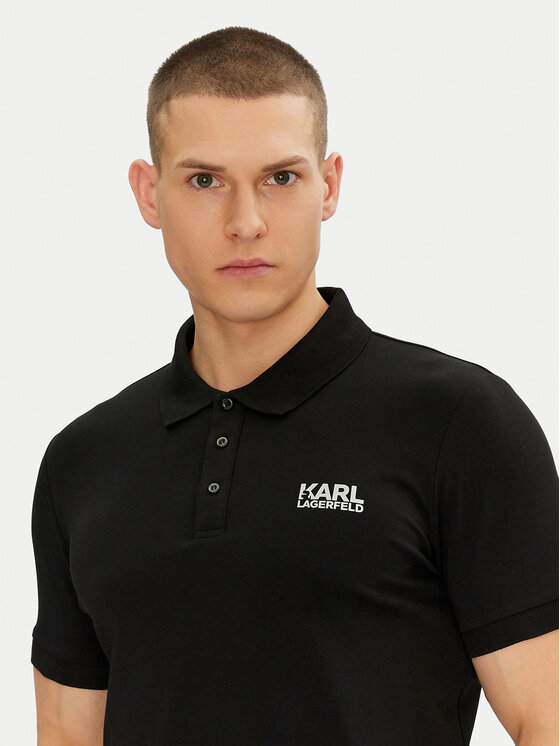 KARL LAGERFELD KARL LAGERFELD Polo majica 745088 552235 Črna Regular Fit
