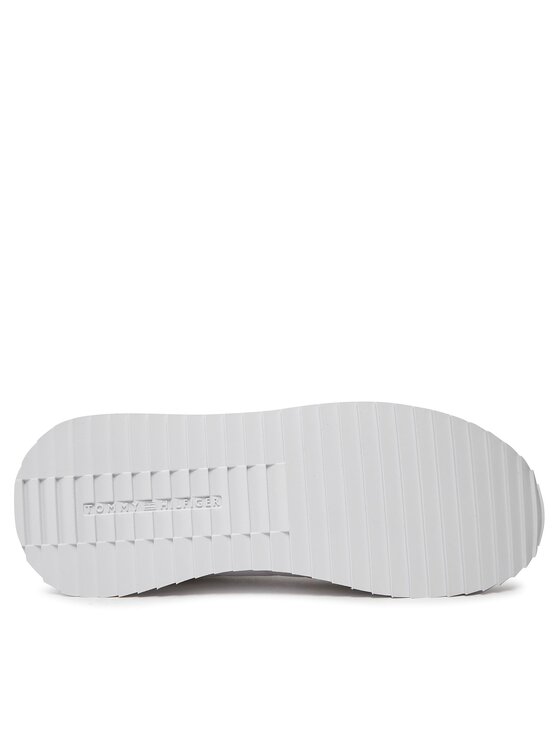 Tommy Hilfiger Tommy Hilfiger Снікерcи Runner Evo Mix Ess FM0FM04886 Білий