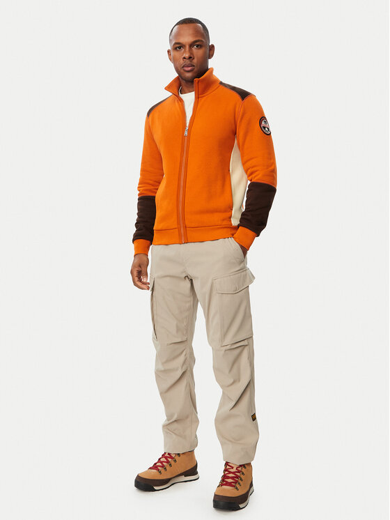 Napapijri Napapijri Bluza B-Archive NP0A8AFN Brązowy Regular Fit