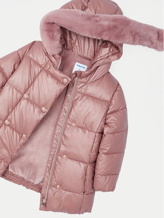 Mayoral Mayoral Зимно яке 4489 Розов Regular Fit