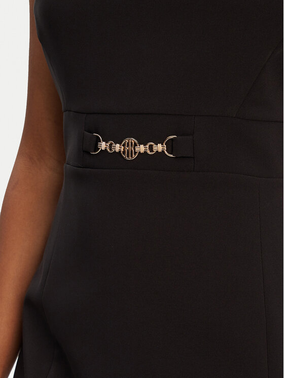 Fracomina Fracomina Rochie cocktail FR25WD2001W42901 Negru Regular Fit